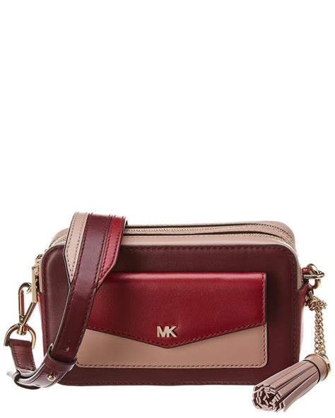 michael michael kors small tri-color leather camera bag style 32f8gf5m5t|MICHAEL KORS SMALL TRI.